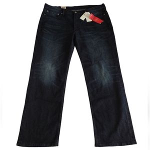 NWT Levi's 514 40x32 Straight 2 Way Stretch Blue Jeans